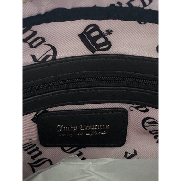 Juicy Couture The Key To Juicy Satchel Crossbody Chocolate Velvet Charm NEW - Picture 14 of 15